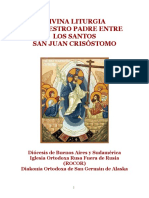 Divina Liturgia de Nuestro Padre Entre Los Santos San Juan Crisostomo