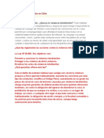 Violencia Intrafamiliar en Chile