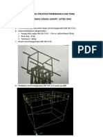 Analisa Struktur Pembebanan Atap Pada Rangka Consol Canopy Lifter CWSS
