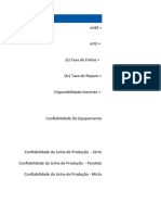 Aula sobre Indicadores de Manutenção