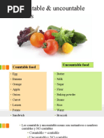 Alimentos contables e incontables en inglés | PDF | Sustantivo | Comida ...