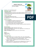 Proiect Didactic Stiinte IV