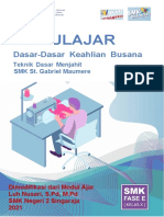 Modul Ajar Kls X Teknik Dasar Menjahit Fix