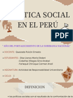 Politica Social Del Perú
