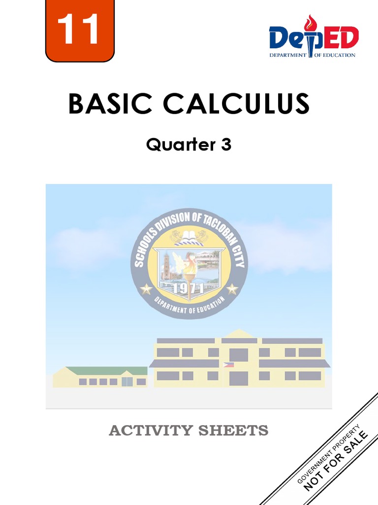 q3 Week 4 Stem g11 Basic Calculus | PDF | Tangent | Slope