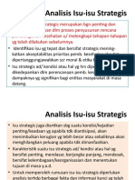 Analisis Isu-Isu Strategis AKK