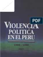 DESCO - Violencia Politica en El Peru 80 - 88 - II