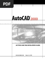 AutoCAD 2000 ActiveX and VBA Developers Guide