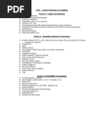 CDAC - Common Admission Test Syllabus Section A - English (20 Questions)