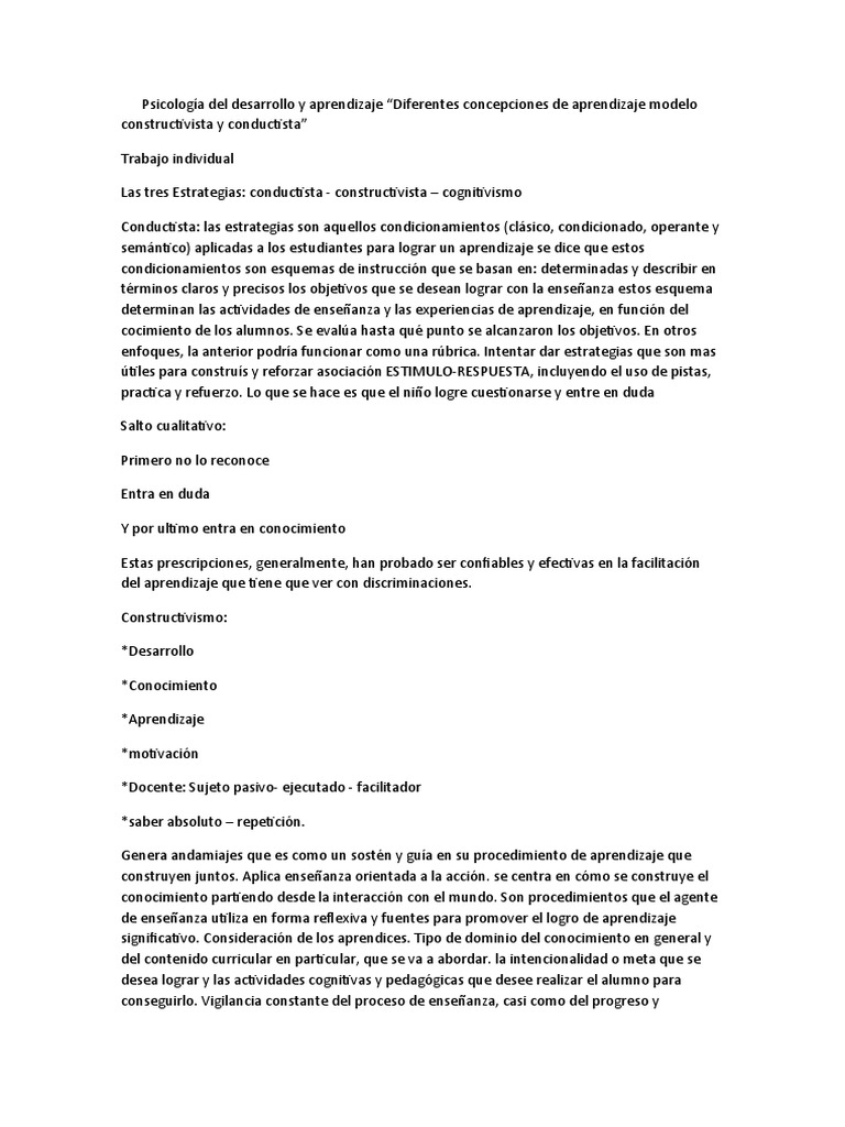 Grupo de Pares PDF Aprendizaje Constructivismo (filosofía de la