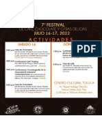 Cartelera de Festival de Café, Chocolate Toluca