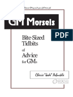 GM Morsels: Bite Sized Tidbits Advice GM