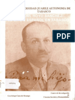 El Exilio Español En Tabasco. Juan Del Hoyo Sánchez.