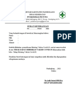 Surat Keterangan Covid 19