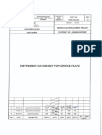 SNO-I-DS-004 - C1 Instrument Data Sheet For Orifice Plate