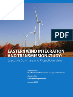 Eastern Wind Integration and Transmission Study:: Executive Summary and Project Overview