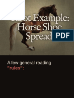 Tarot Reading Example: Horse Shoe Spread