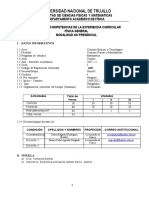 Silabo de Fisica General Visado (Carlos Rodriguez Benites)