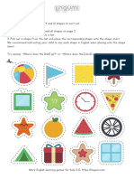 ShapeSorting English