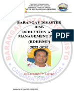 Punong Barangay Message BDRRM Plan 2023-2025 - PRINT 1
