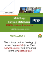 Metallurgy For Non Metallurgist - Module-1