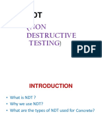 NDTtests On Concrete