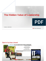Hidden Value of Leadership