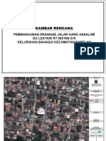 RAB - 85.pembangunan Drainase Jalan Gang Assalam Gg. Lestari RT.005 RW.015 Kelurahan Bahagia Kecamatan Babelan