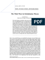 The Third Wave Globalization Theory: Refl TIO Integratio