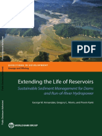 Extending the Life of Reservoirs Sustainable Sediment Management for Dams and Run-of-River Hydropower by George W. Annandale 