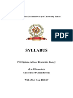 Syllabus: Vijayanagar Sri Krishnadevaraya University Ballari