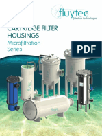 Cartridge Filter Housings: Microfiltration Series
