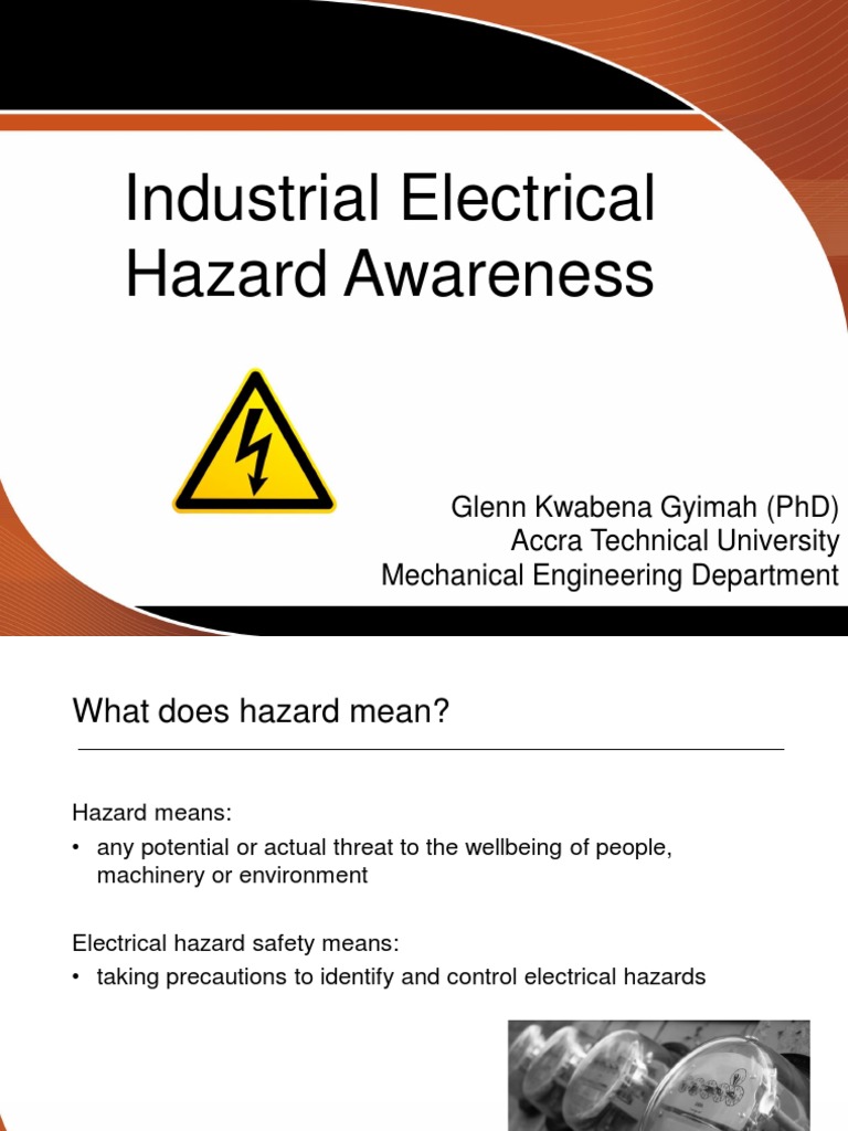 Industrial Electrical Hazard Awareness | PDF | High Voltage | Electric Arc