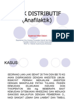 Syok Distributif (Anafilaktik)