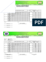 Inventory of Printed Modules Mapeh Department Sy 2020-2021
