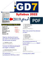 IB GD-7 Paper Complete Solved by TestPoint - PK