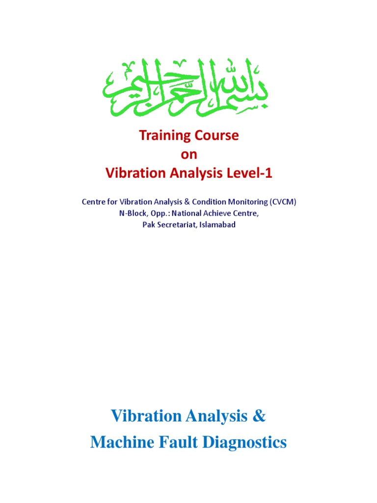 Vibration Analysis Level1 An Introduction to Vibration Analysis