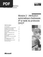 2-Attribution Des Adresses IP Automatique À L'aide de DHCP