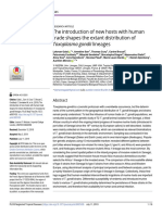 The Introduction of New Hosts With Human Trade Shapes The Extant Distribution of