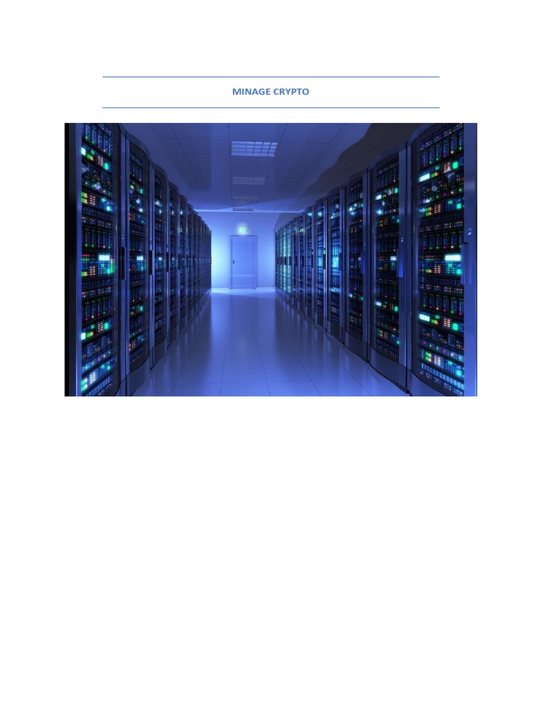 Minage Crypto | PDF | Crytomonnaies | Logiciel