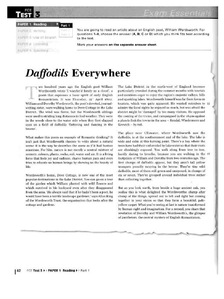FCE - Test 3 | PDF