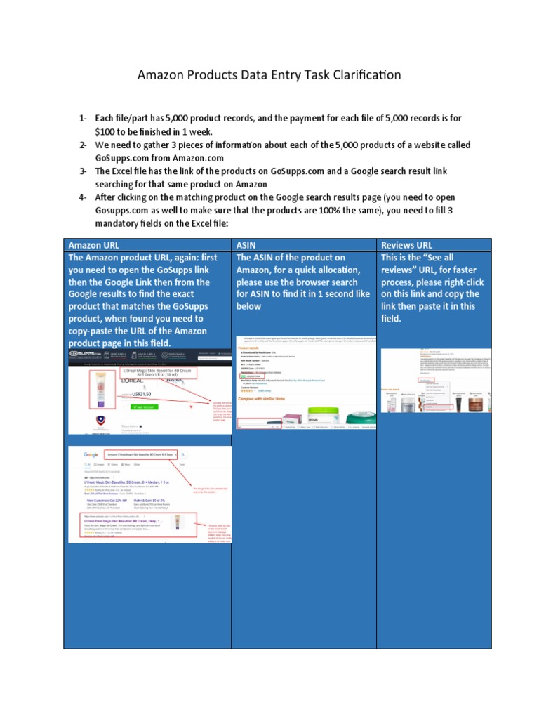 Amazon Product Data Entry Guidelines | PDF | Computing | Software ...