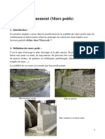 CHAPITRE I Mur de Soutènement