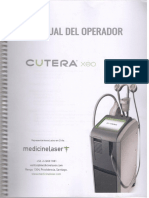 Manual Del Operador Cutera XEO Laser Dermatologico YAG.