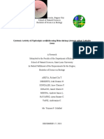 Cytotoxic Activity of N. cordifolia Extracts Using Brine Shrimp Assay