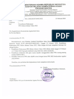 Surat Edaran Kanwil Pendaftaran PPG Dalam Jabatan 2022