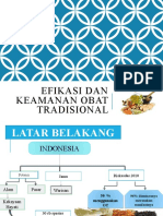 Manfaat dan Risiko Obat Tradisional