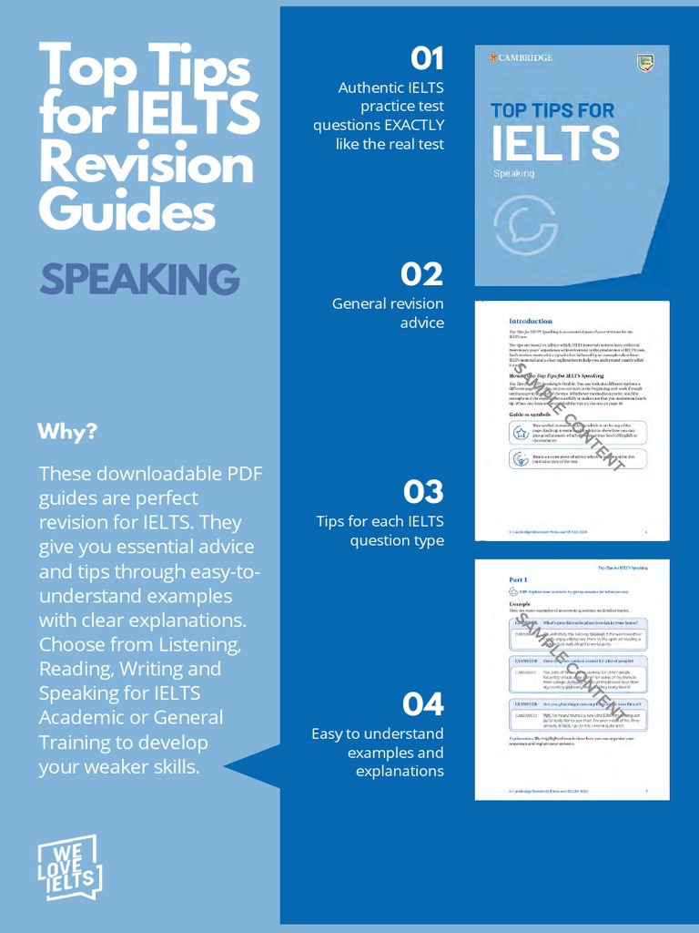 Top Tips For IELTS Speaking Download Sample | PDF