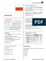 1.1 - Acentuação Gráfica - Apostila + Exercício + Gabarito