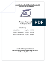 Project Proposal: Akhuwat's Business Model: Fighting Poverty With Interest-Free Microfinance